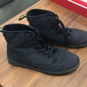 Dr martens high tops all black